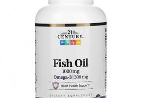 Омега 3 21st Century Fish Oil 1000 mg 120 Softgels