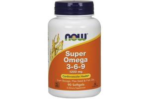 Омега 3-6-9 NOW Foods Super Omega 3-6-9 1200 mg 90 Softgels