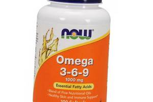 Омега 3 6 9 Omega 3-6-9 Now Foods 100гелкапс (67128006)