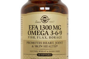 Омега 3-6-9 Solgar EFA Omega 3-6-9 1300 mg 60 Softgels