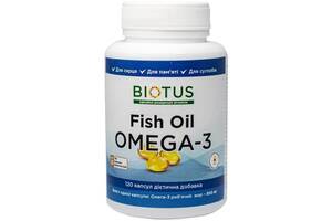 Омега 3 Biotus Omega 3 Fish Oil 120 Caps BIO-530029