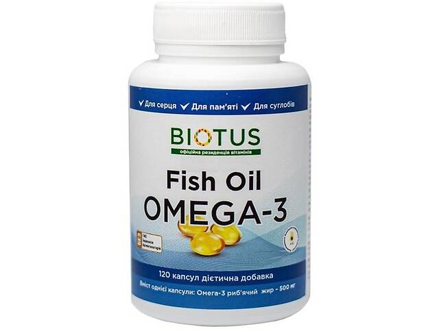 Омега 3 Biotus Omega 3 Fish Oil 120 Caps BIO-530029