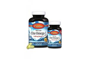 Омега 3 Carlson Labs Elite Omega-3 Gems 90+30 Soft Gels Lemon