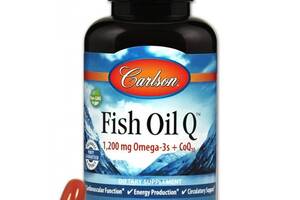 Омега 3 Carlson Labs Fish Oil Q 60 Soft Gels