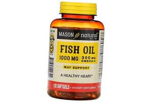 Омега 3 для сердца Fish Oil 1000 Mason Natural 120гелкапс (67529002)