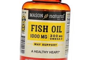 Омега 3 для сердца Fish Oil 1000 Mason Natural 120гелкапс (67529002)