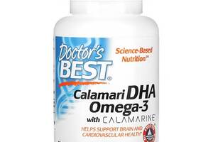 Омега 3 Doctor's Best Calamari DHA Omega-3 with Calamarine 60 Softgels
