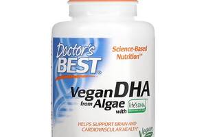 Омега 3 Doctor's Best Vegan DHA from Algae 60 Veg Softgels