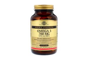 Omega-3 EPA DHA Solgar двойная сила 700 мг 60 гелевых капсул