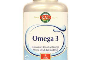 Omega 3 Fish 180/120 Kal 1000 мг 120 гелевых капсул