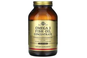 Omega-3 Fish Oil Solgar концентрат рыбьего жира 120 гелевых капсул