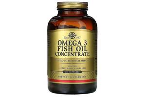 Omega-3 Fish Oil Solgar концентрат рыбьего жира 240 гелевых капсул