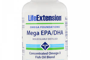 Омега 3 Life Extension Omega Foundations Mega EPA/DHA 120 Softgels