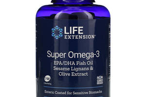 Омега 3 Life Extension Super Omega-3 120 Softgels LEX-19841