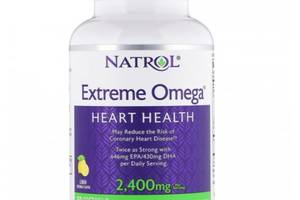 Омега 3 Natrol Extreme Omega 2400 mg 60 Softgels Lemon NTL-04510