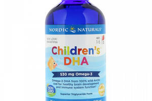 Омега 3 Nordic Naturals Children's DHA 530 mg 8 fl oz 237 ml Strawberry