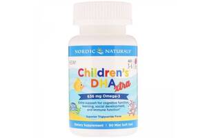 Омега 3 Nordic Naturals Children's DHA Xtra 636 mg 90 Mini Soft Gels Berries