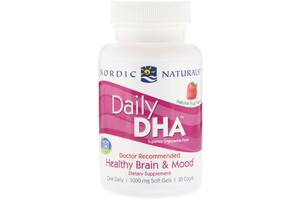 Омега 3 Nordic Naturals Daily DHA 1000 mg 30 Soft Gels Natural Fruit Flavor NOR-01816