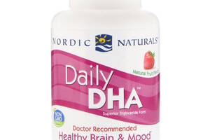 Омега 3 Nordic Naturals Daily DHA 1000 mg 30 Soft Gels Natural Fruit Flavor NOR-01816