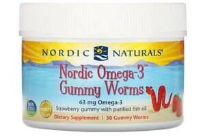 Омега 3 Nordic Naturals Omega-3 30 Gummy worm Strawberry