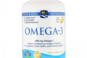 Омега 3 Nordic Naturals Omega-3 690 mg 120 Soft Gels Great Lemon taste