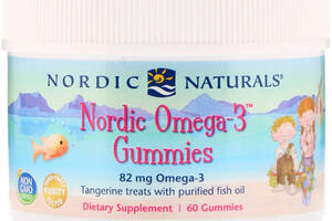 Омега-3 Nordic Naturals Omega-3 Вкус Мандарина 60 жевательных конфет