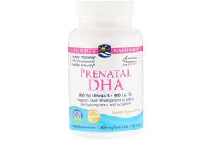 Омега 3 Nordic Naturals Prenatal DHA 500 mg 90 Soft Gels NOR-01741