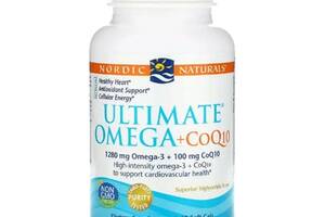 Омега 3 Nordic Naturals Ultimate Omega + CoQ10 1000 mg 60 Soft Gels