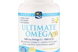 Омега 3 Nordic Naturals Ultimate Omega Xtra 1000 mg 60 Soft Gels Lemon