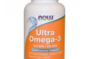 Омега 3 NOW Foods Ultra Omega 3 Fish Oil 180 Softgels