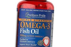Омега 3 Omega-3 Fish Oil 1360 Puritan's Pride 120 гелкапс (67367012)