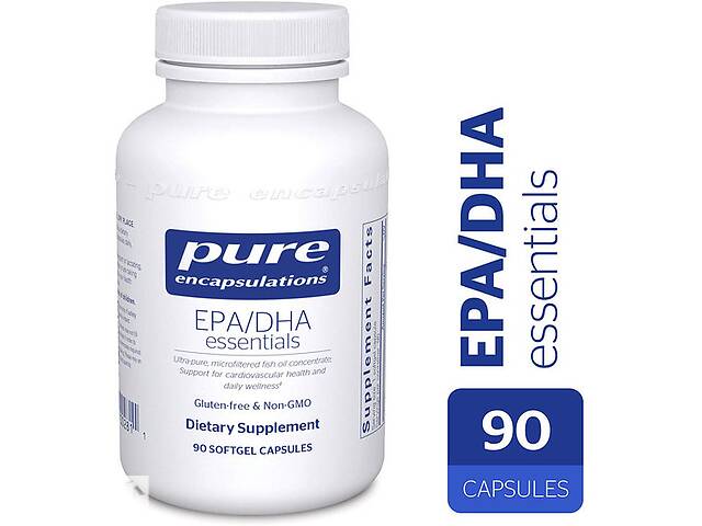 Омега 3 Pure Encapsulations EPA/DHA Essentials 90 Caps PE-00281