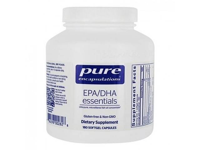 Омега 3 Pure Encapsulations PE-00282 EPA/DHA Essentials 180 Softgel Capsules
