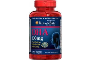 Омега 3 Puritan's Pride DHA 100 mg 120 Softgels