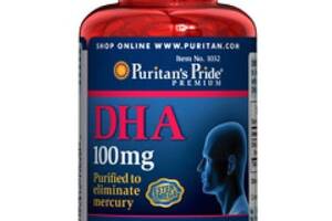 Омега 3 Puritan's Pride DHA 100 mg 120 Softgels