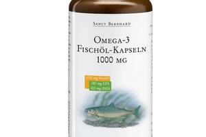 Омега 3 Sanct Bernhard Omega-3 1000 mg EPA 180 mg DHA 120 mg 220 Caps