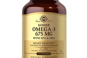 Омега-3 Solgar Kosher Omega-3 675 mg 50 Softgels
