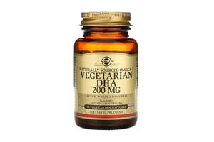 Омега 3 Solgar Natural Omega-3 Vegetarian DHA 200 mg 50 Veg Caps