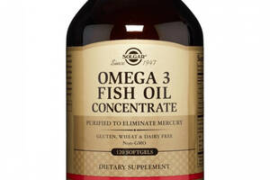 Омега 3 Solgar Omega 3 Fish Oil Concentrate 120 softgels