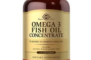 Омега 3 Solgar Omega-3 Fish Oil Concentrate 240 Softgels