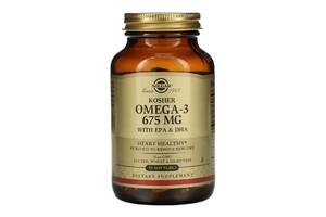 Омега 3 Solgar Omega-3 Kosher 675 mg 50 Softgels