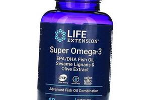 Омега 3 Super Omega-3 Life Extension 60гелкапс (67346002)