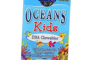 Омега 3 и 9 для детей Garden of Life Oceans Kids DHA Omega-3 120 гелкапс Ягоды-лайм (67473002)