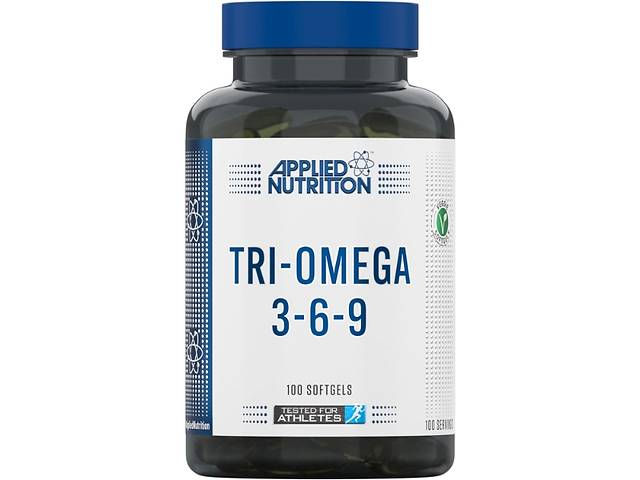 Омега для спорта Applied Nutrition Tri-Omega 3-6-9 100 Veg Caps