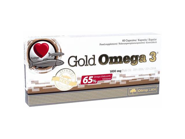 Омега для спорта Olimp Nutrition Gold Omega 3 65% 60 Caps