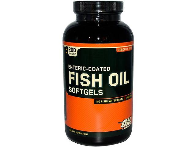 Омега для спорта Optimum Nutrition Fish Oil Softgels 200 Softgels