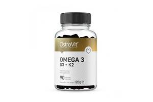 Омега для спорта OstroVit Omega 3 D3 + K2 90 Caps