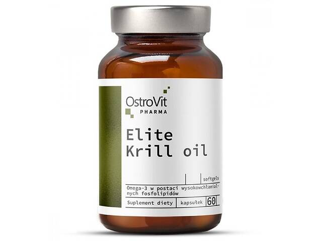 Омега для спорта OstroVit Pharma Elite Krill Oil 60 Caps