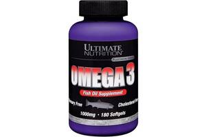 Омега для спорта Ultimate Nutrition Omega 3 180 Softgels