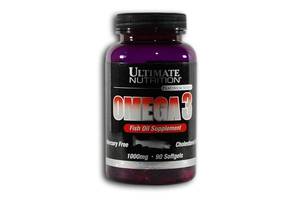 Омега для спорта Ultimate Nutrition Omega 3 90 Softgels